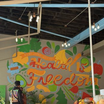 Ruby Jean's Kitchen & Juicery - Health is Freedom Art - Juice Bars & Smoothies Near Me - Kansas City, Missouri