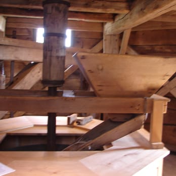 Chatham ,Godfrey Windmill - View of the hopper on the second floor of the Godfrey windmill. - Local Flavor Near Me - Chatham, Massachusetts