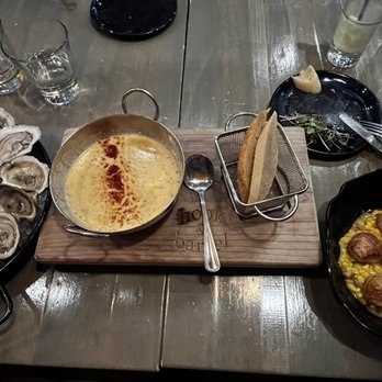 Hook & Barrel - Fresh Oysters, She Crab soup, Scallops and Corn - Seafood Near Me - Myrtle Beach, South Carolina