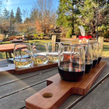 Boeger Winery - White and red flight - Wineries Near Me - Placerville, California Boeger Winery - White and red flight - Wineries Near Me - Placerville, California