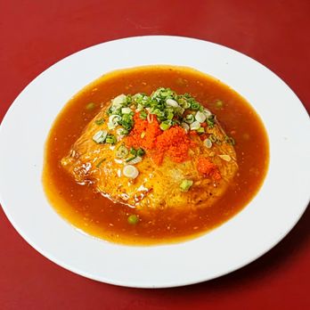 Foo Foo Tei - Crab Omelet on Rice w/ Gravy - Tapas/Small Plates Near Me - Hacienda Heights, California Foo Foo Tei - Crab Omelet on Rice w/ Gravy - Tapas/Small Plates Near Me - Hacienda Heights, California