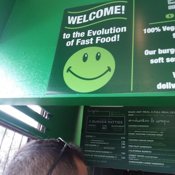 Evolution Fast Food - Yum! - Vegetarian Near Me - San Diego, California