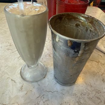 Mel's Hard Luck Diner - Hot fudge and peanut butter milkshake - Diners Near Me - Branson, Missouri Mel's Hard Luck Diner - Hot fudge and peanut butter milkshake - Diners Near Me - Branson, Missouri