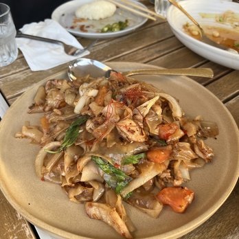 Hanuman Thai Eatery - Drunken noodle with chicken - Thai Near Me - Costa Mesa, California