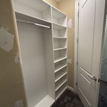 Closets by Design - Phoenix - Behind the door shelving - Interior Design Near Me - Phoenix, Arizona