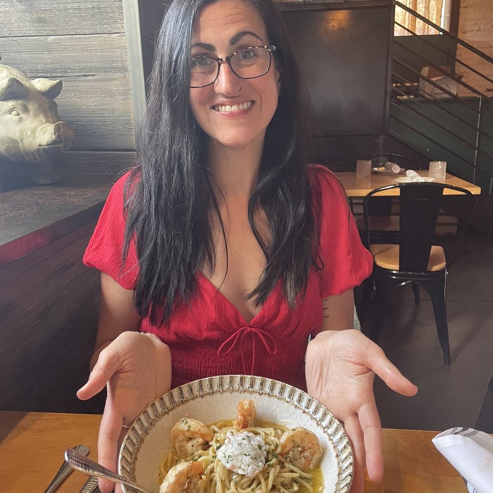 Grotta Di Fuoco - My pasta with shrimp! - Pizza Near Me - Long Beach, New York Grotta Di Fuoco - My pasta with shrimp! - Pizza Near Me - Long Beach, New York