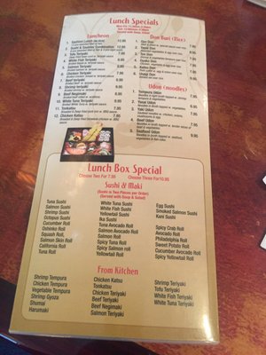 Menu photo 3 Lee's Sushi Hillsborough, NJ