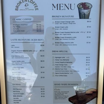 Broken Coffee - Fort Apache - Broken Coffee Menu - Coffee & Tea Near Me - Las Vegas, Nevada Broken Coffee - Fort Apache - Broken Coffee Menu - Coffee & Tea Near Me - Las Vegas, Nevada