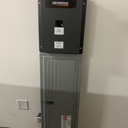 Generac Panel in Garage Generac Panel in Garage