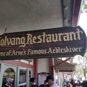 Solvang Restaurant - Sign - Scandinavian Near Me - Solvang, California Solvang Restaurant - Sign - Scandinavian Near Me - Solvang, California