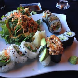 Soho Sushi Lounge Fine Cuisine - Part of the lunch special. I opted for vegetarian sushi which was very nice. My son had regular sushi and he loved it! "Amazing"
