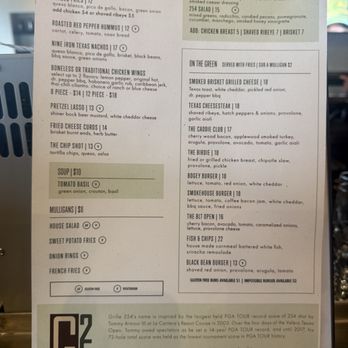 Grille 254 - Menu - American Near Me - San Antonio, Texas