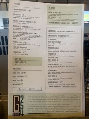 Menu photo 1 Grille 254 San Antonio, TX