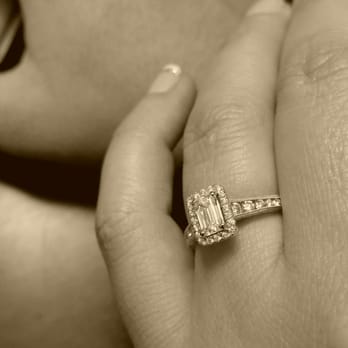 Shane Co. - .77 center stone halo emerald engagement ring. The ring of my dreams, bought at the Cupertino Shane Co - Jewelry Near Me - Cupertino, California