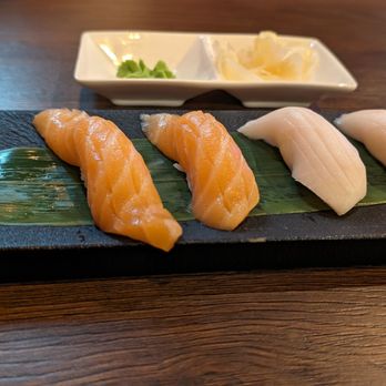 Bengee Sushi - Salmon Nigiri and Escolar Nigiri - Japanese Near Me - Chino, California