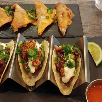 Chinitas - Crispy pork wontons and general tso's chicken tacos - Sushi Bars Near Me - Henderson, Nevada Chinitas - Crispy pork wontons and general tso's chicken tacos - Sushi Bars Near Me - Henderson, Nevada