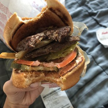 In-N-Out Burger - I asked for extra lettuce and got one leaf.. - Burgers Near Me - Poway, California In-N-Out Burger - I asked for extra lettuce and got one leaf.. - Burgers Near Me - Poway, California