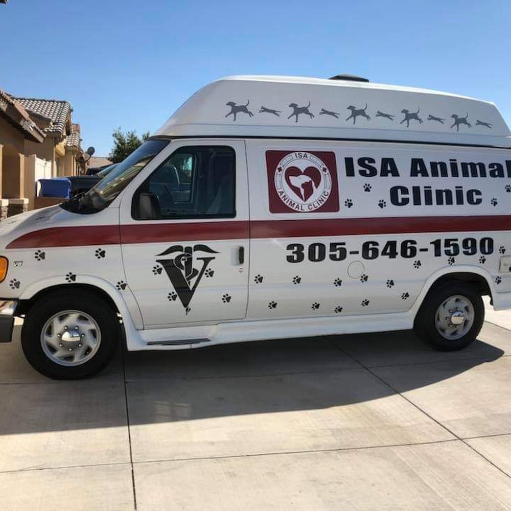 For the best help and service for your pet, look for this sign and van. For the best help and service for your pet, look for this sign and van.