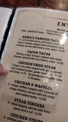 Menu photo 1 Perika's Terrace Seminole, TX