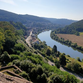 Hinterburg - Blick Richtung Ortschaft und Neckar - Landmarks & Historical Buildings Near Me