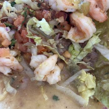 Kitchen 86 - Shrimp Tostada too watery, little greens and beans - Bars Near Me - Palm Desert, California Kitchen 86 - Shrimp Tostada too watery, little greens and beans - Bars Near Me - Palm Desert, California