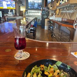 Sangria, ceaser salad Sangria, ceaser salad