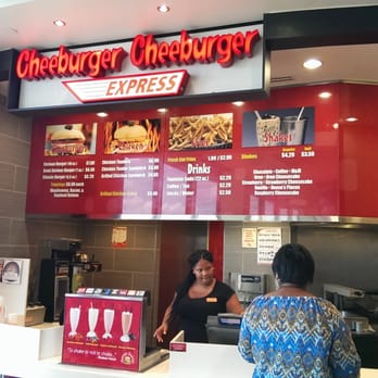 Cheeburger Cheeburger Express - a woman ordering food - American Near Me - Newark, New Jersey Cheeburger Cheeburger Express - a woman ordering food - American Near Me - Newark, New Jersey