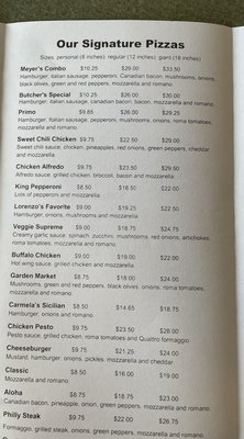 Menu photo 1 Lansky's Omaha, NE