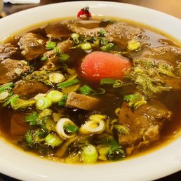 Tomato based beer noodle soup Tomato based beer noodle soup