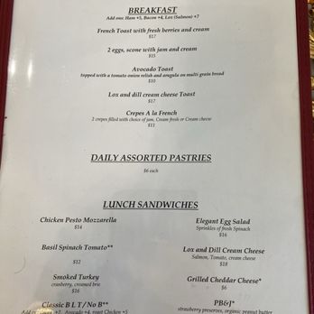 The Burgundy Rose Tearoom - Menu with breakfast and lunch options - Party & Event Planning Near Me - Livermore, California