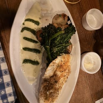 Duke's Seafood - Crab and Crab & Prawn Stuffed Just for the Halibut - Seafood Near Me - Seattle, Washington