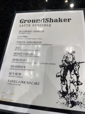 Menu photo 2 Ground Shaker Coffee Bar Surprise, AZ Menu photo 2 Ground Shaker Coffee Bar Surprise, AZ