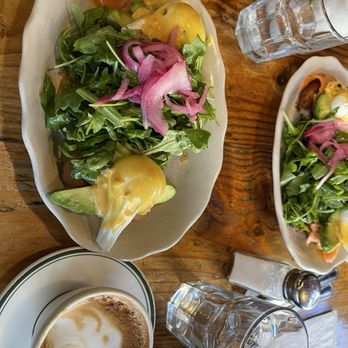 Westville Hells Kitchen - California Benedict Cappuccino - Salad Near Me - New York, New York Westville Hells Kitchen - California Benedict Cappuccino - Salad Near Me - New York, New York