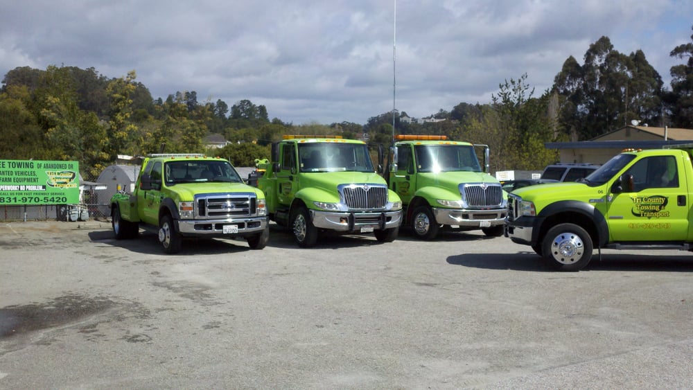 TRI COUNTY TOWING 511 Ohlone Pkwy, Watsonville, California Towing Phone Number Yelp
