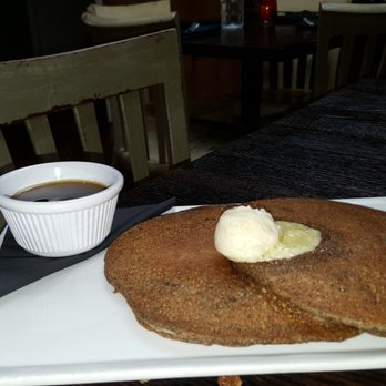 SunCafe - Pancakes with butter and syrup! - Vegan Near Me - Studio City, California SunCafe - Pancakes with butter and syrup! - Vegan Near Me - Studio City, California