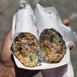 Fremont Sunday Market - Tempura Shrimp Sushi Burrito