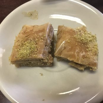Nour Mediterranean Cafe - Some disappointing baklava. - Mediterranean Near Me - El Paso, Texas Nour Mediterranean Cafe - Some disappointing baklava. - Mediterranean Near Me - El Paso, Texas