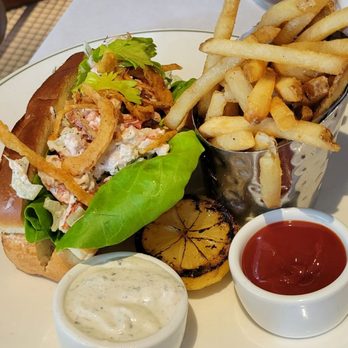 The Gage - Lobster roll with truffle fries - New American Near Me - Chicago, Illinois