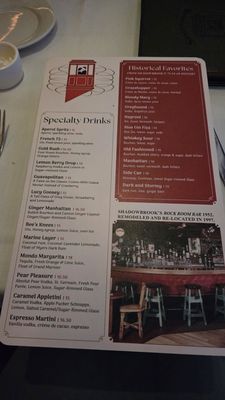 Menu photo 4 Shadowbrook Capitola, CA