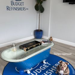 Budget Refinishers - Lela the bulldog approves!