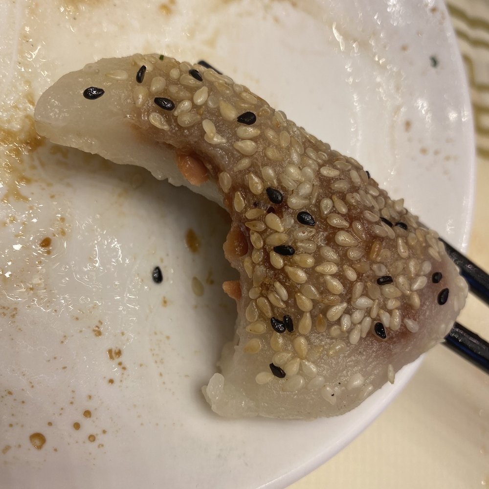 Bamboo Garden - Red bean and pork bbq mochi - Dim Sum Near Me - Brooklyn, New York