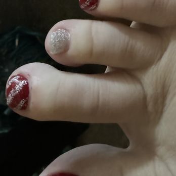 Jenny For Nails - Christmas toes - Nail Salons Near Me - San Diego, California