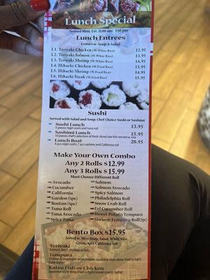 Menu photo 5 Sushi Yama Tampa, FL Menu photo 5 Sushi Yama Tampa, FL