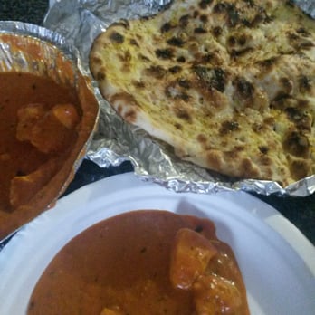 Spice Hut - Take out butter chicken and garlic naan - Indian Near Me - Calgary, Alberta