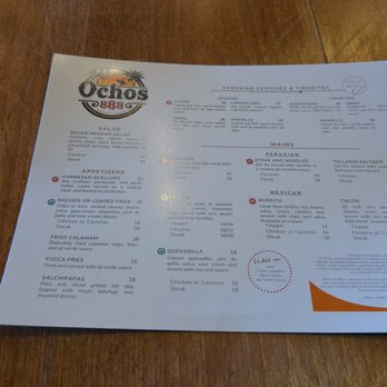 Ochos 888 - Menu - Peruvian Near Me - Honolulu, Hawaii Ochos 888 - Menu - Peruvian Near Me - Honolulu, Hawaii