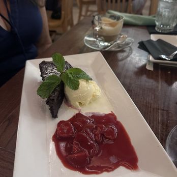 BLVD Seafood - Flourless chocolate cake. - New American Near Me - Galveston, Texas BLVD Seafood - Flourless chocolate cake. - New American Near Me - Galveston, Texas