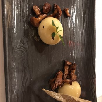 Tivoli - Potato gnocchi with cod, caper powder and mushrooms - Italian Near Me - Cortina D'ampezzo, BL Tivoli - Potato gnocchi with cod, caper powder and mushrooms - Italian Near Me - Cortina D'ampezzo, BL