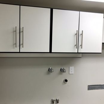Closets by Design - Seattle/Tacoma - My design was "Everyday White" panels with black 3mm pvc edges. They did a great job. - Interior Design Near Me - Des Moines, Washington