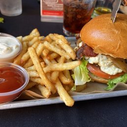 Cajun Bacon Bleu Burger