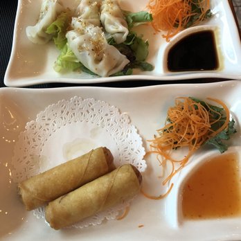 River Thai - Spring rolls and veggie steamed dumplings - Thai Near Me - New York, New York